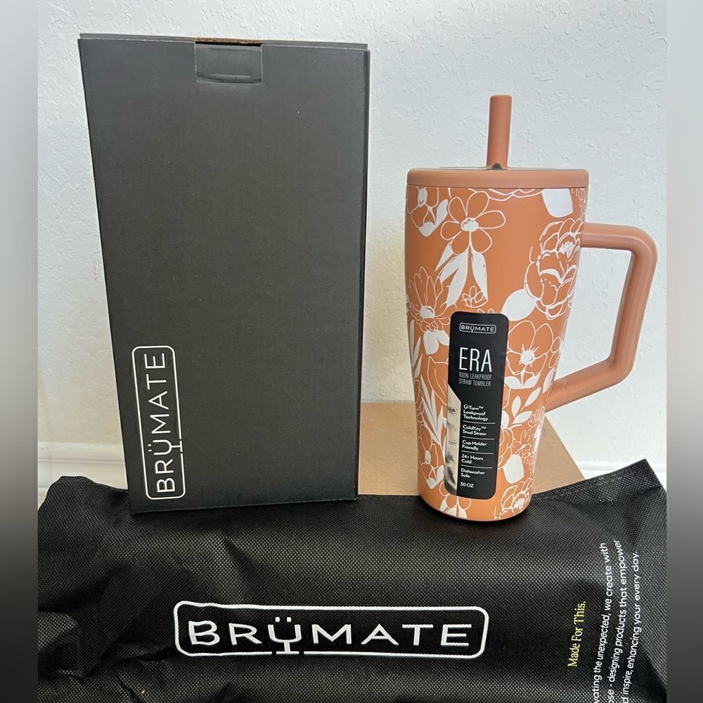 Brumate Holley Gabrielle 30oz Era Sandstone Bloom Collection Tumbler